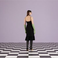 ☆グッチ】SABLE DRESS W/ CHAIN BELT ほぼ新品