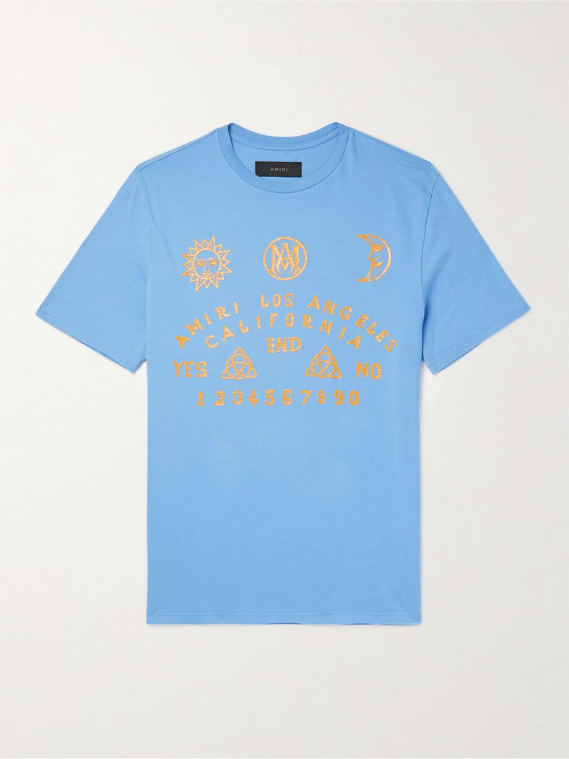 Logo-Print Cotton-Jersey T-Shirt - 1