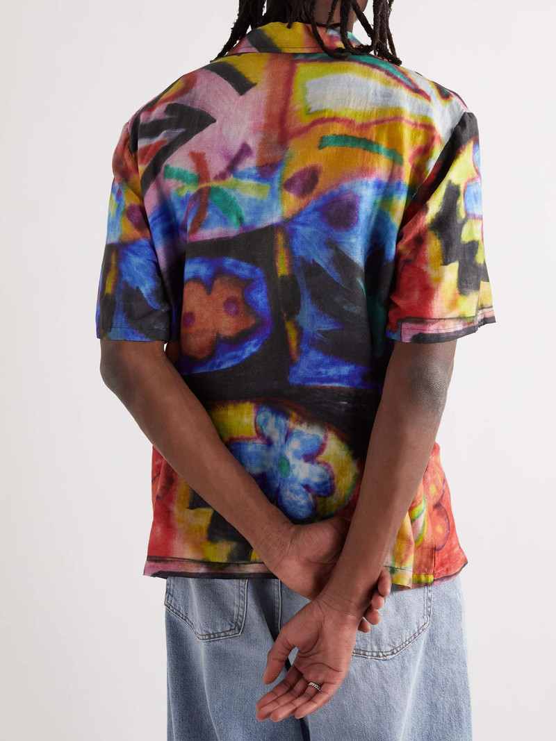 Printed Cotton and Silk-Blend Shirt 4