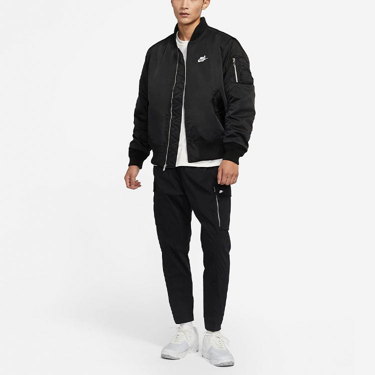 Nike Casual Sports Long Sleeves Jacket Black DD6506-010 - 3