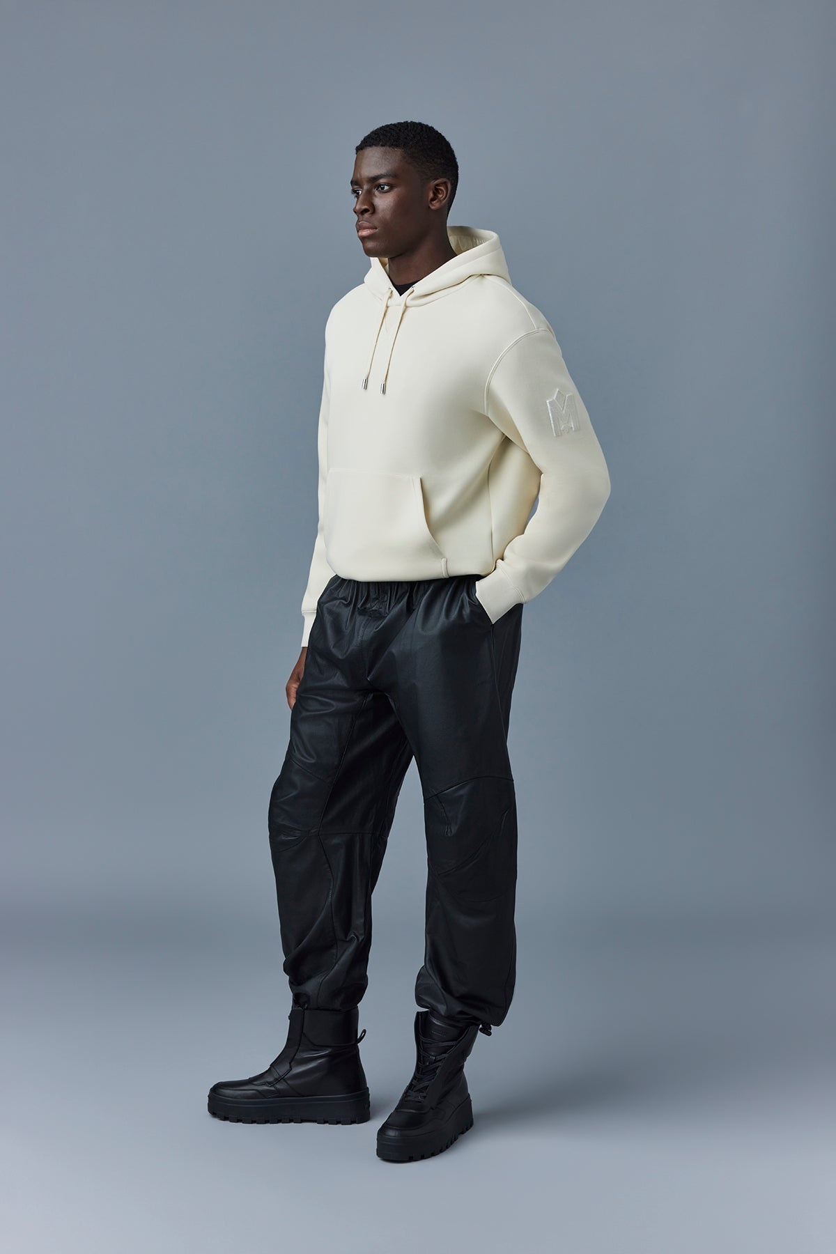ISAK Supple leather pants with articulated knees - 3