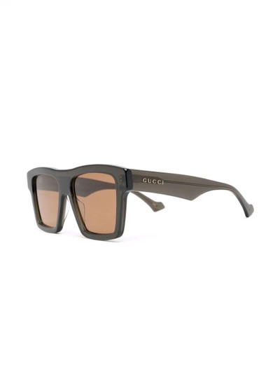 GUCCI square-frame tinted sunglasses outlook