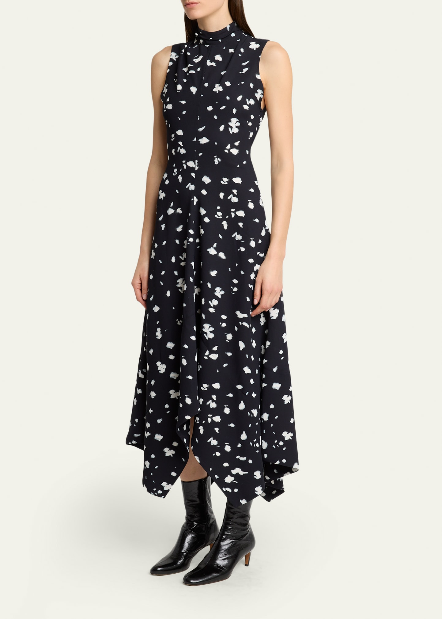 Devora Sleeveless High-Neck Dress - 4