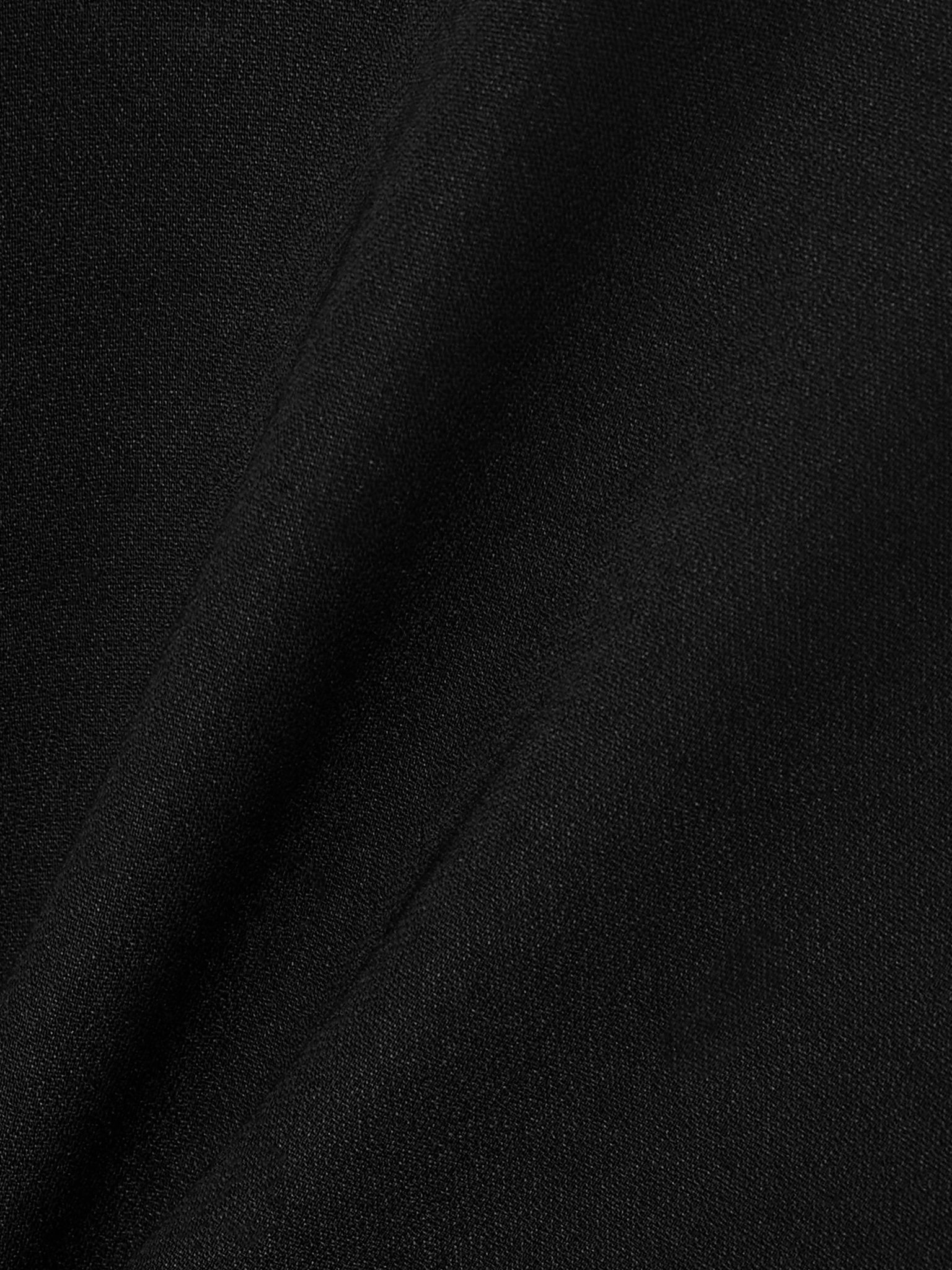 Crepe wrap blazer Black - 4