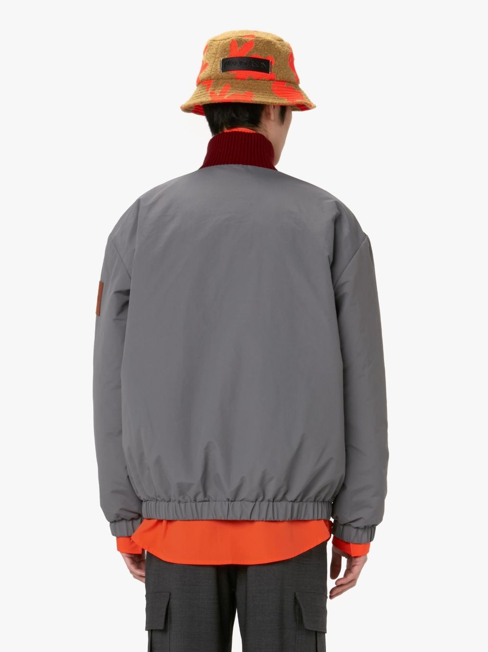 CONTRAST ZIP FRONT BLOUSON JACKET - 3