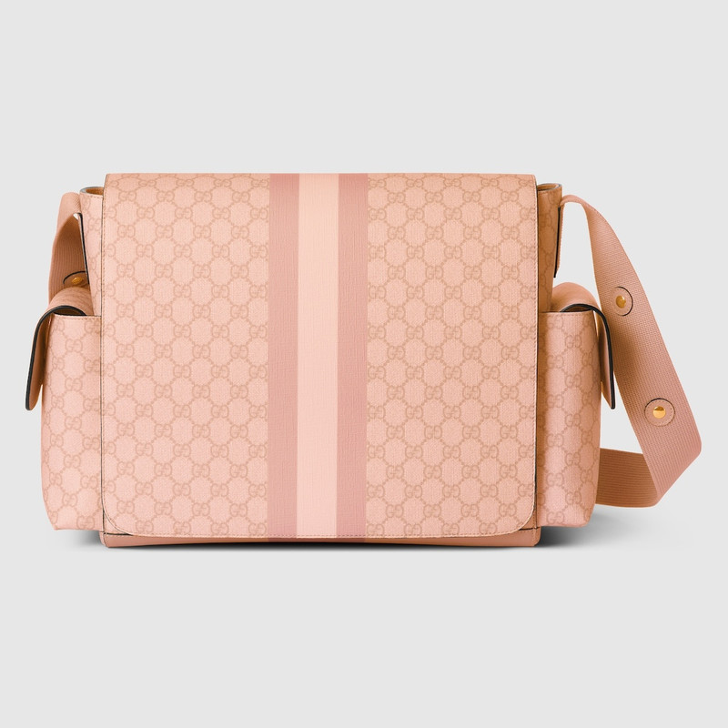 Ophidia GG diaper bag 1
