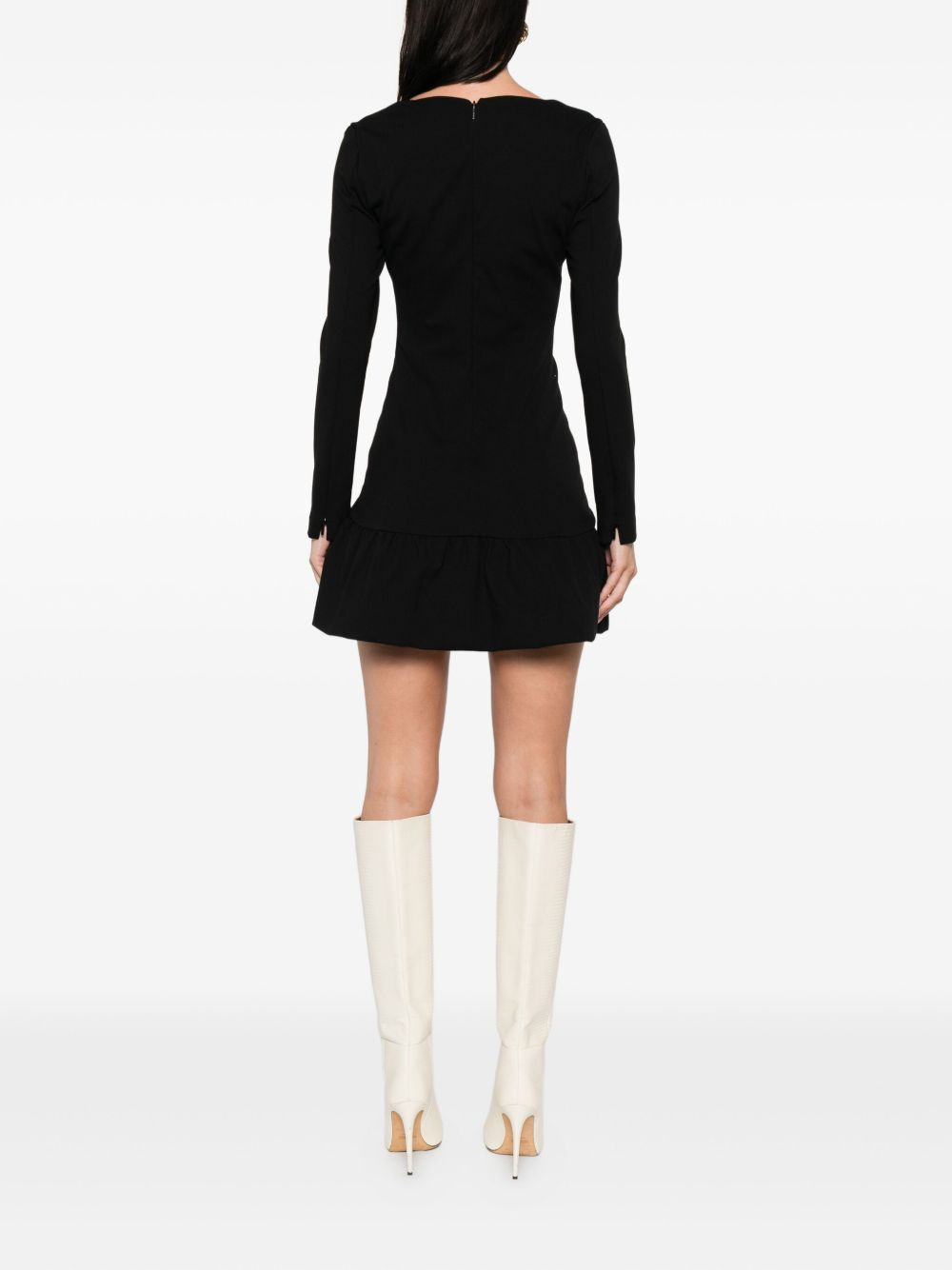 square-neck mini dress - 4