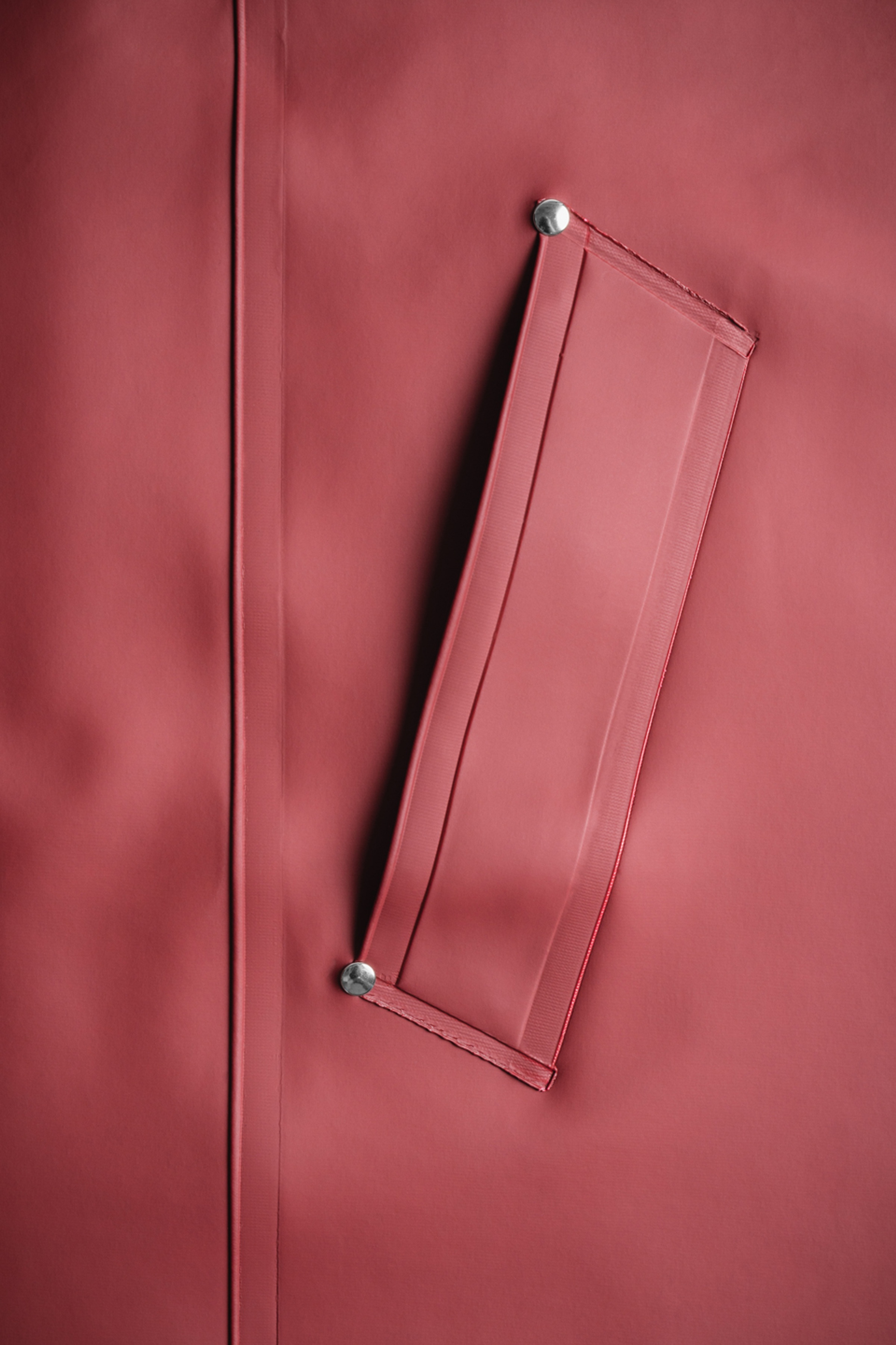 Stockholm Raincoat Burgundy - 5