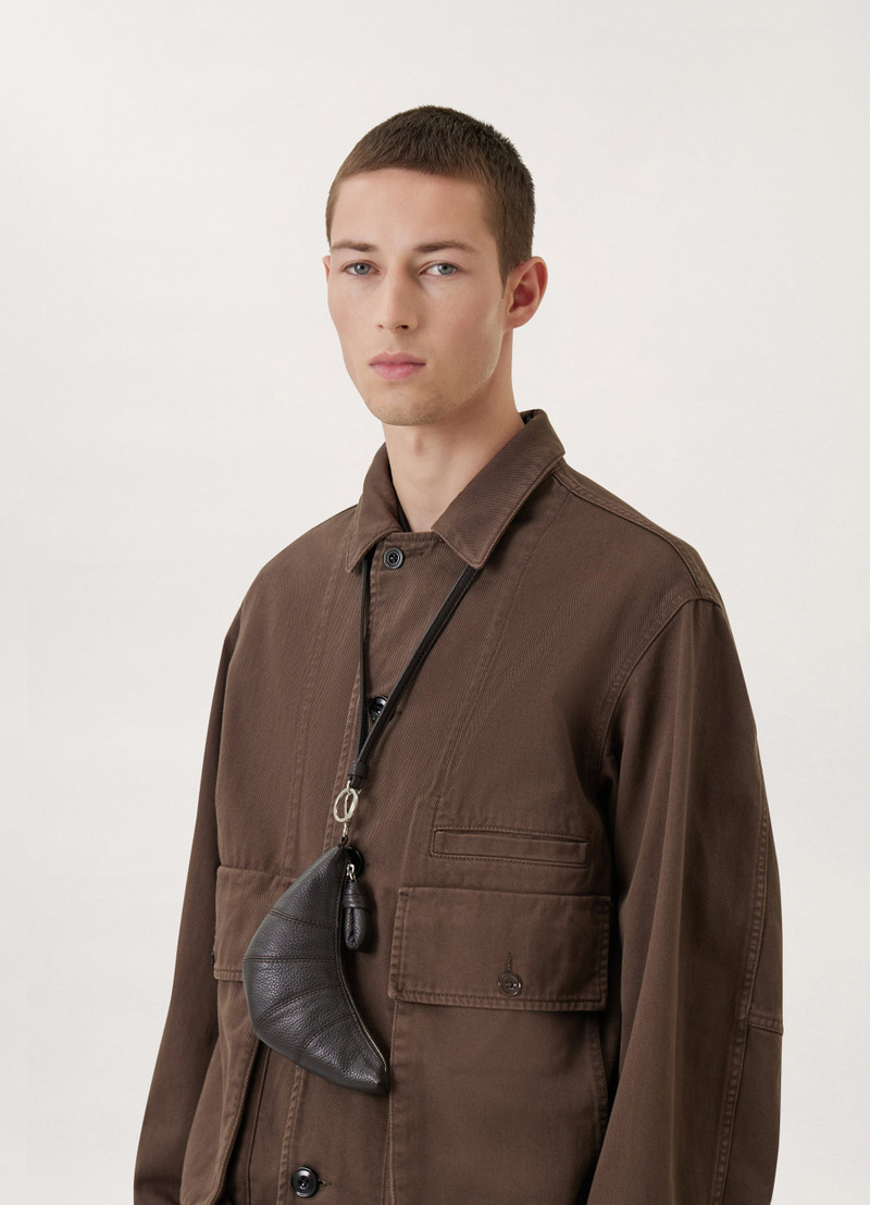 CROISSANT COIN PURSE NECKLACE
GRAINED LEATHER 5