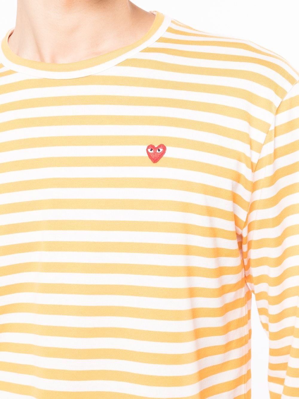 striped long-sleeve T-shirt - 5