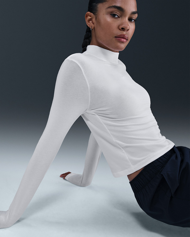 Nike Sportswear Chill Knit Women's Slim Long-Sleeve Mock-Neck T-Shirt 3