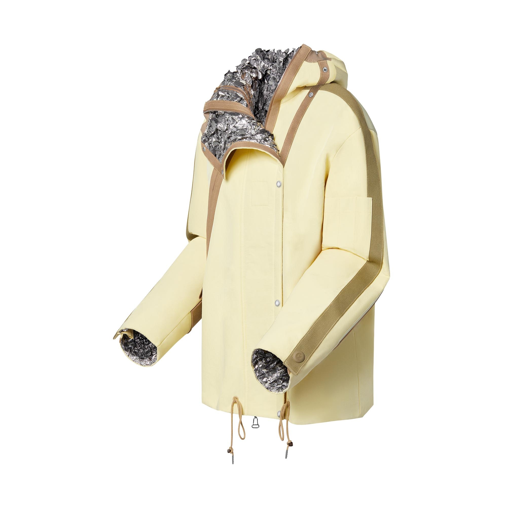 Sculptural Lining Asymmetrical Parka - 2