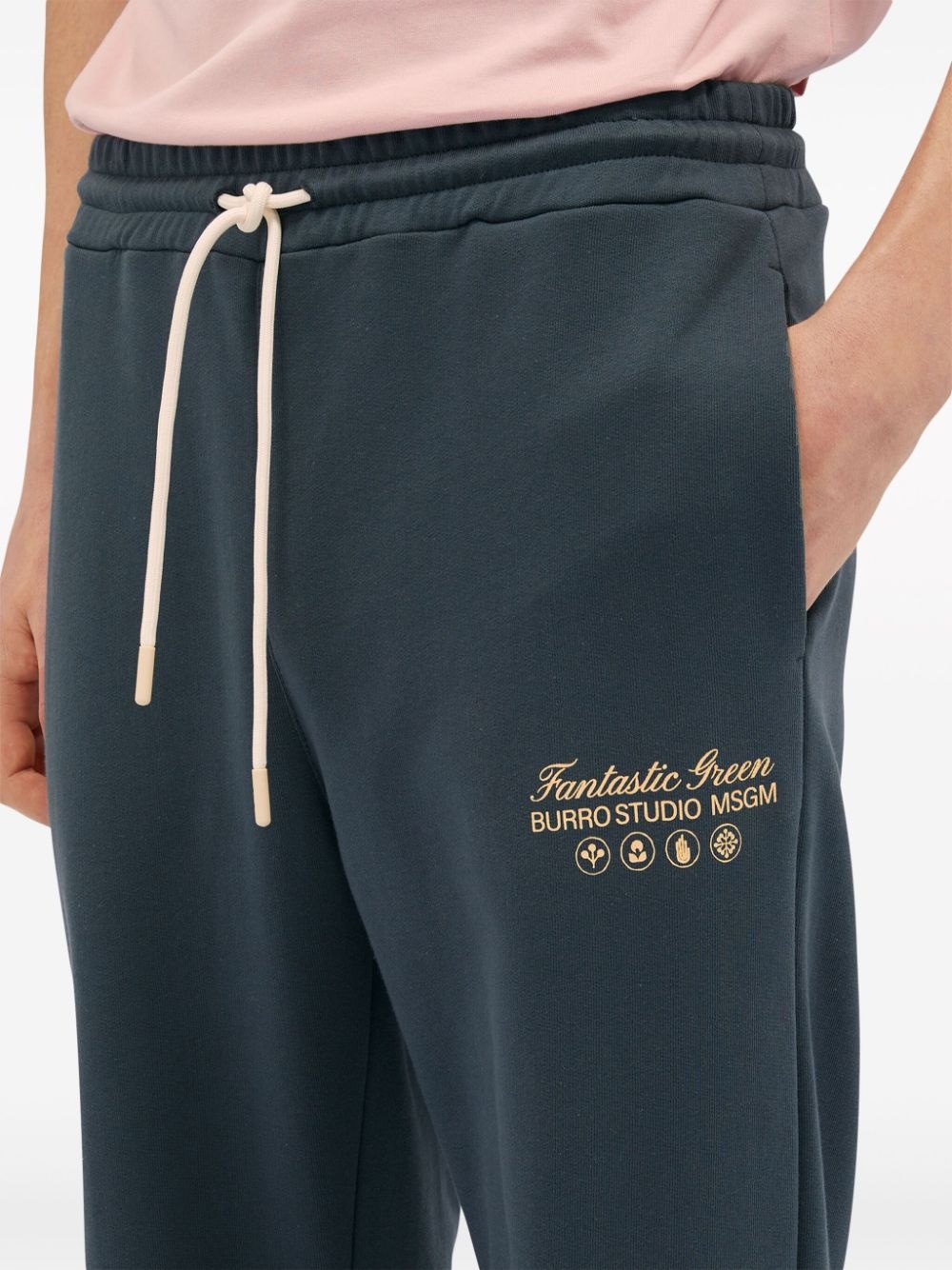 logo-printed jogging trousers - 6