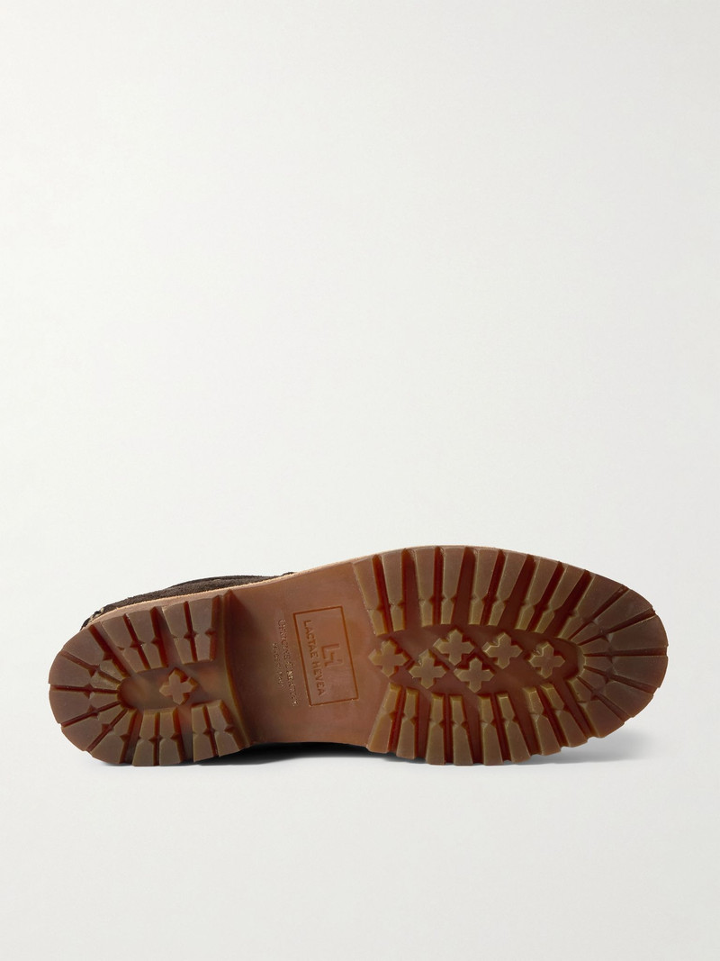 OFFICINE CREATIVE Heritage Flexi 001 Suede Boat Shoes Dark brown outlook