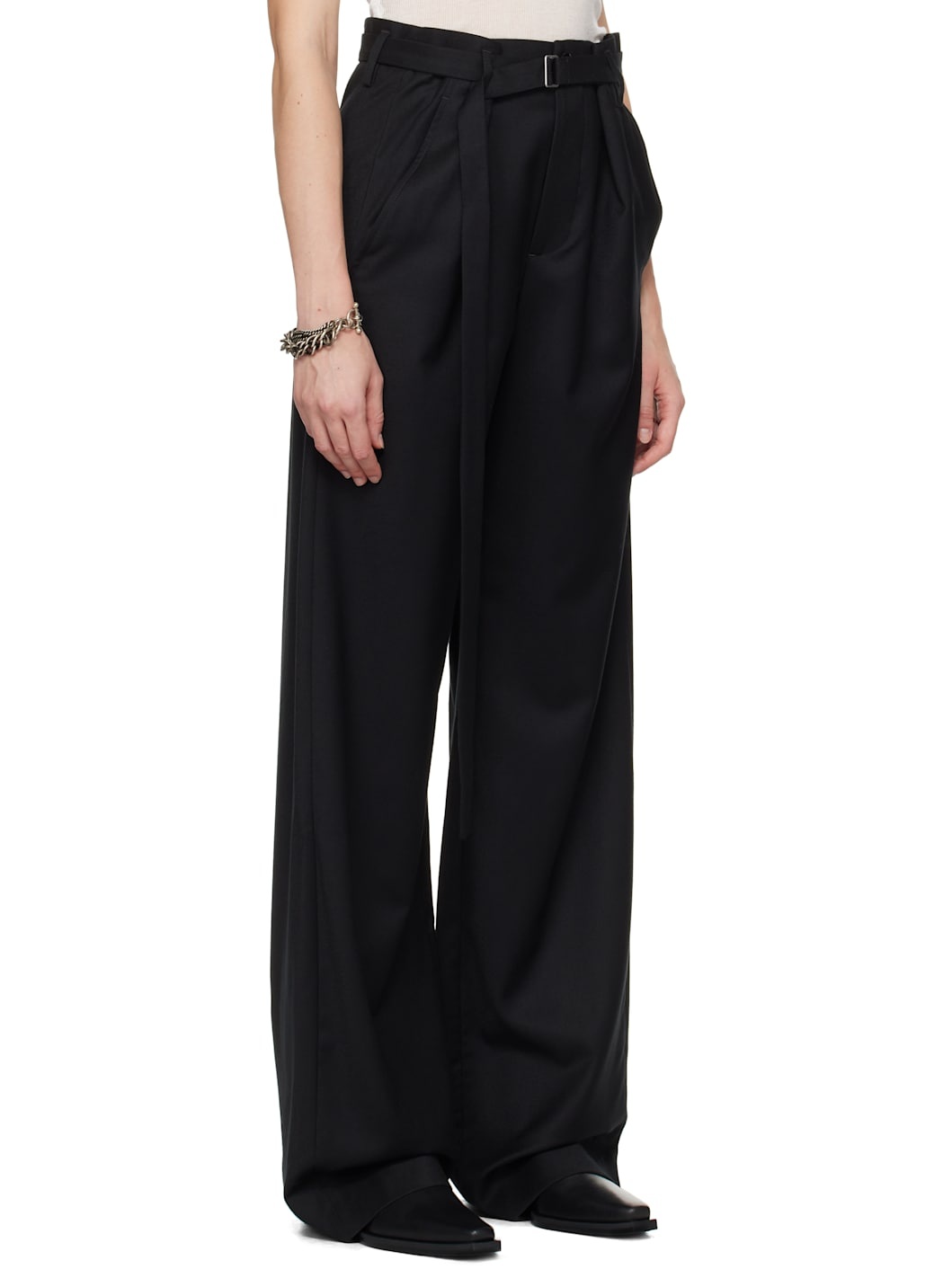 Black Linna High-Comfort Trousers - 2