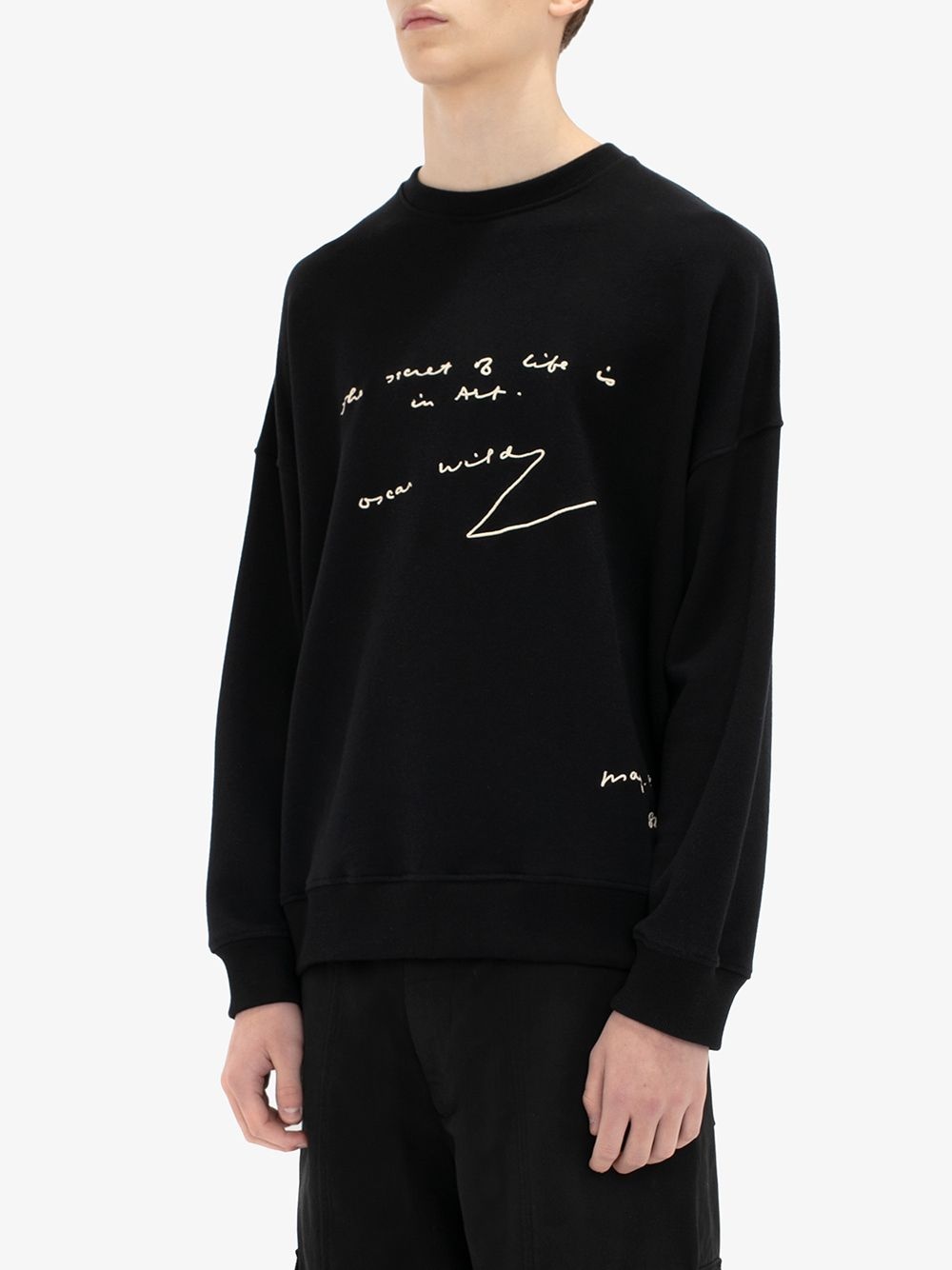 slogan print sweatshirt - 4