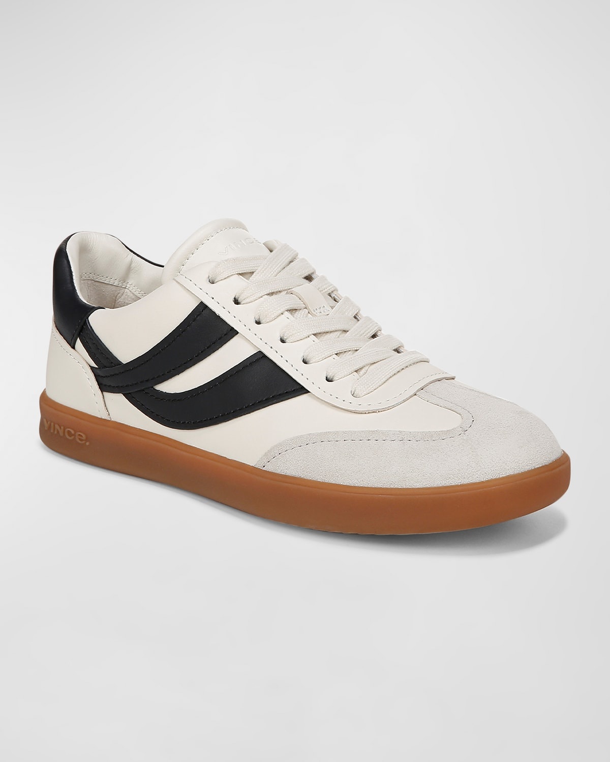 Oasis Mixed Leather Retro Sneakers - 2