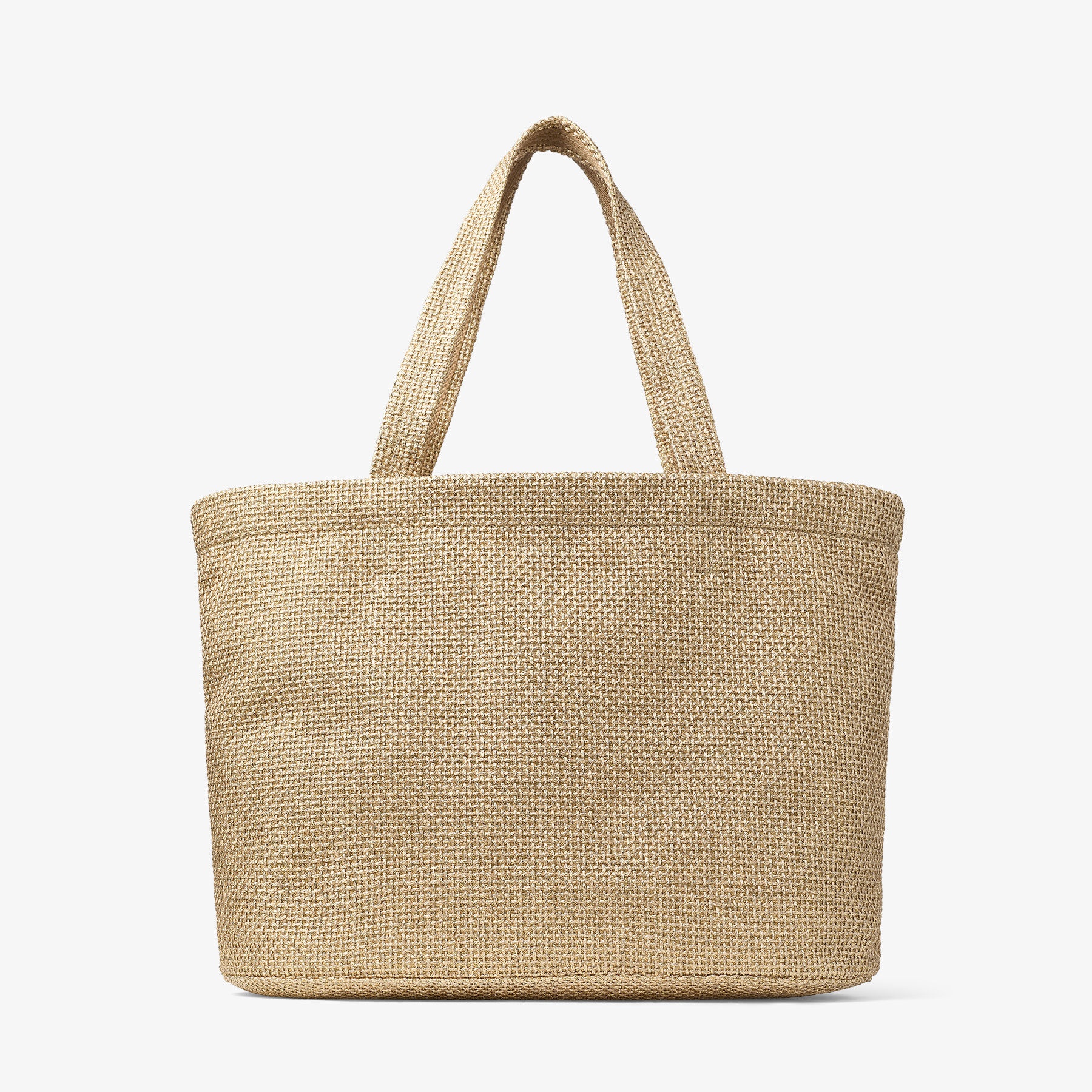 Beach Tote East-West
Gold Metallic Raffia Tote Bag - 5