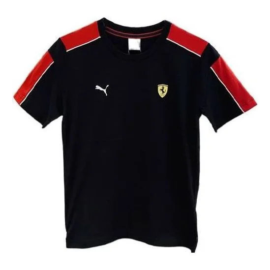 PUMA Scuderia Ferrari Race T7 Tee 'Black White Red' 597946-02 - 1