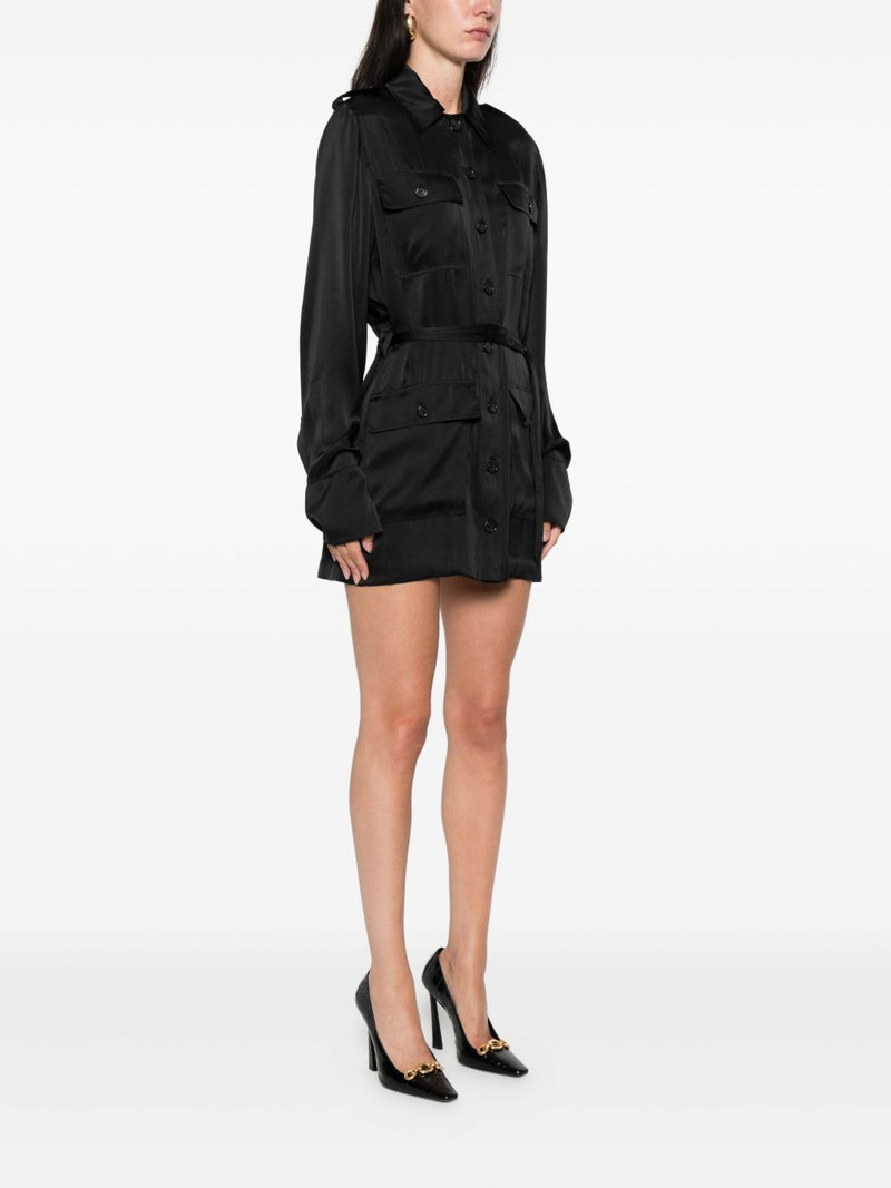 belted flap-pocket shirt dress 3