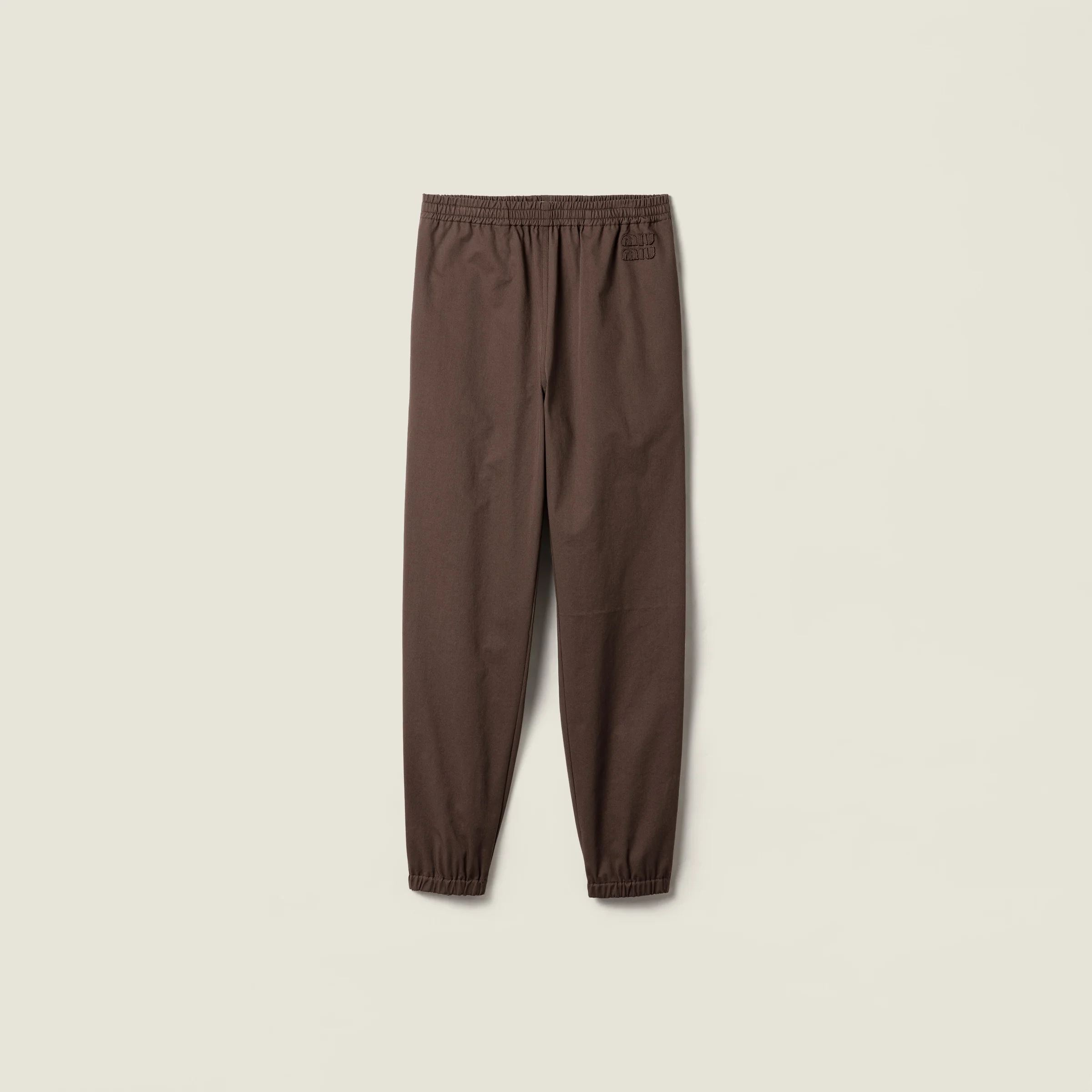 Washed twill joggers - 1