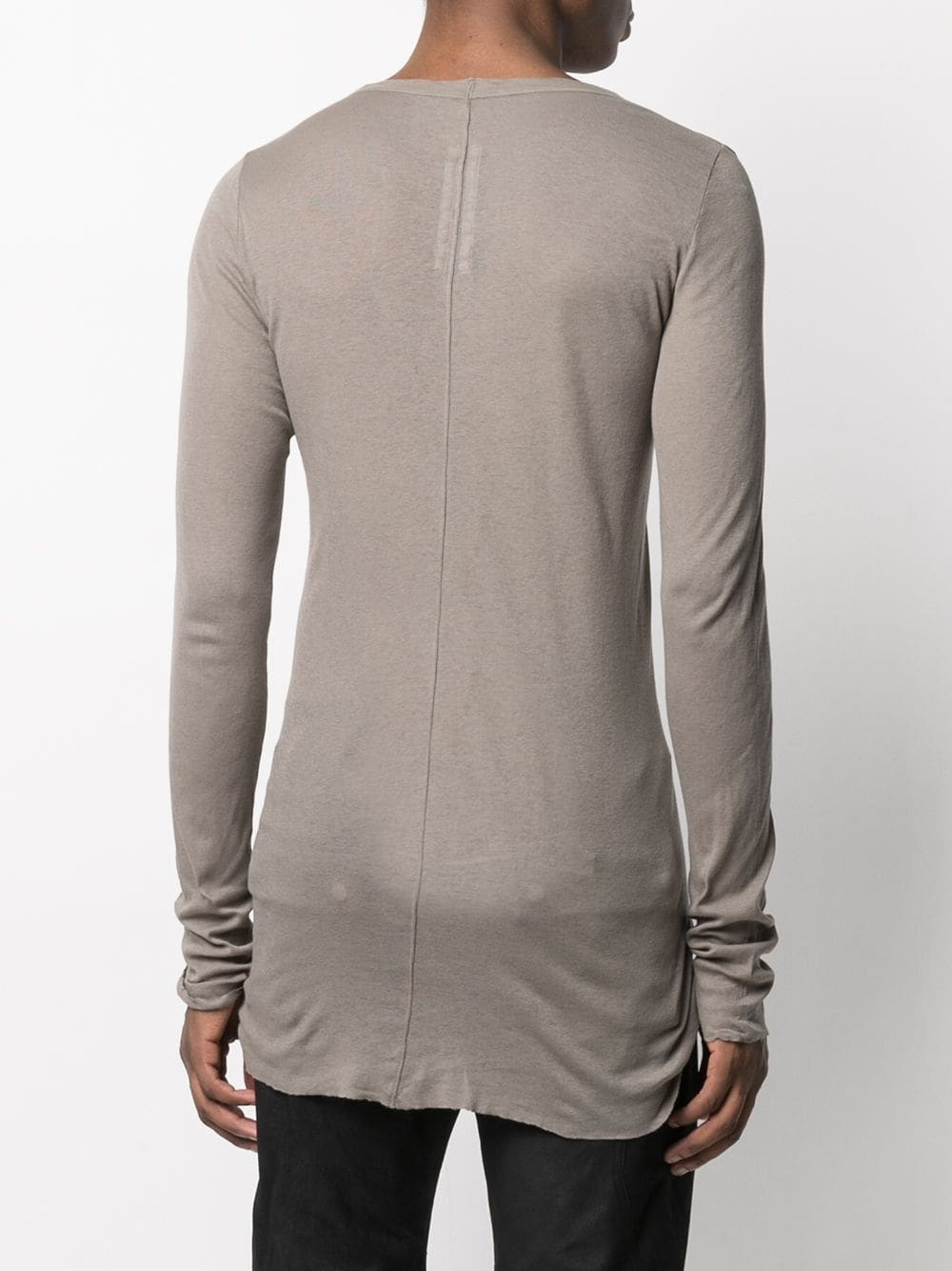 crew neck long-sleeved top - 4