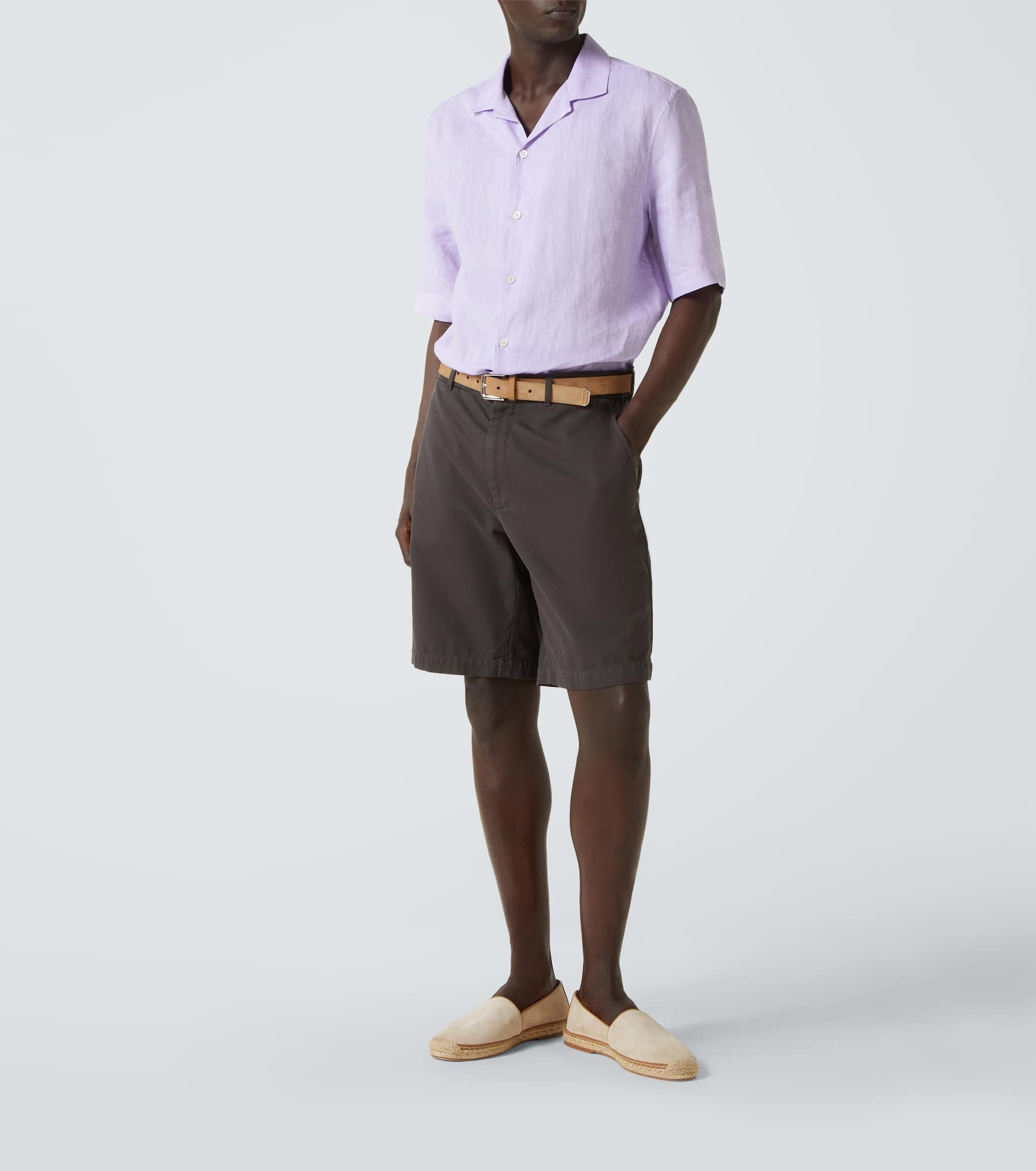 Linen bowling shirt - 2