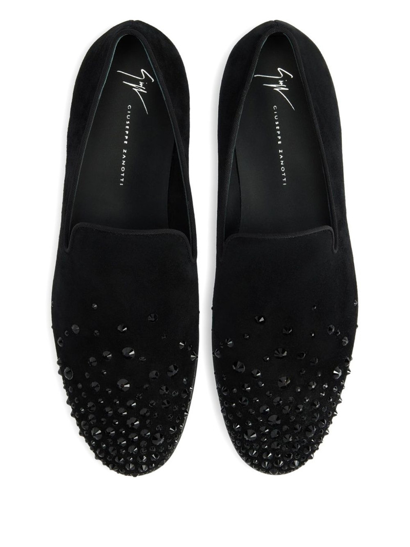 crystal-embellished loafers 3