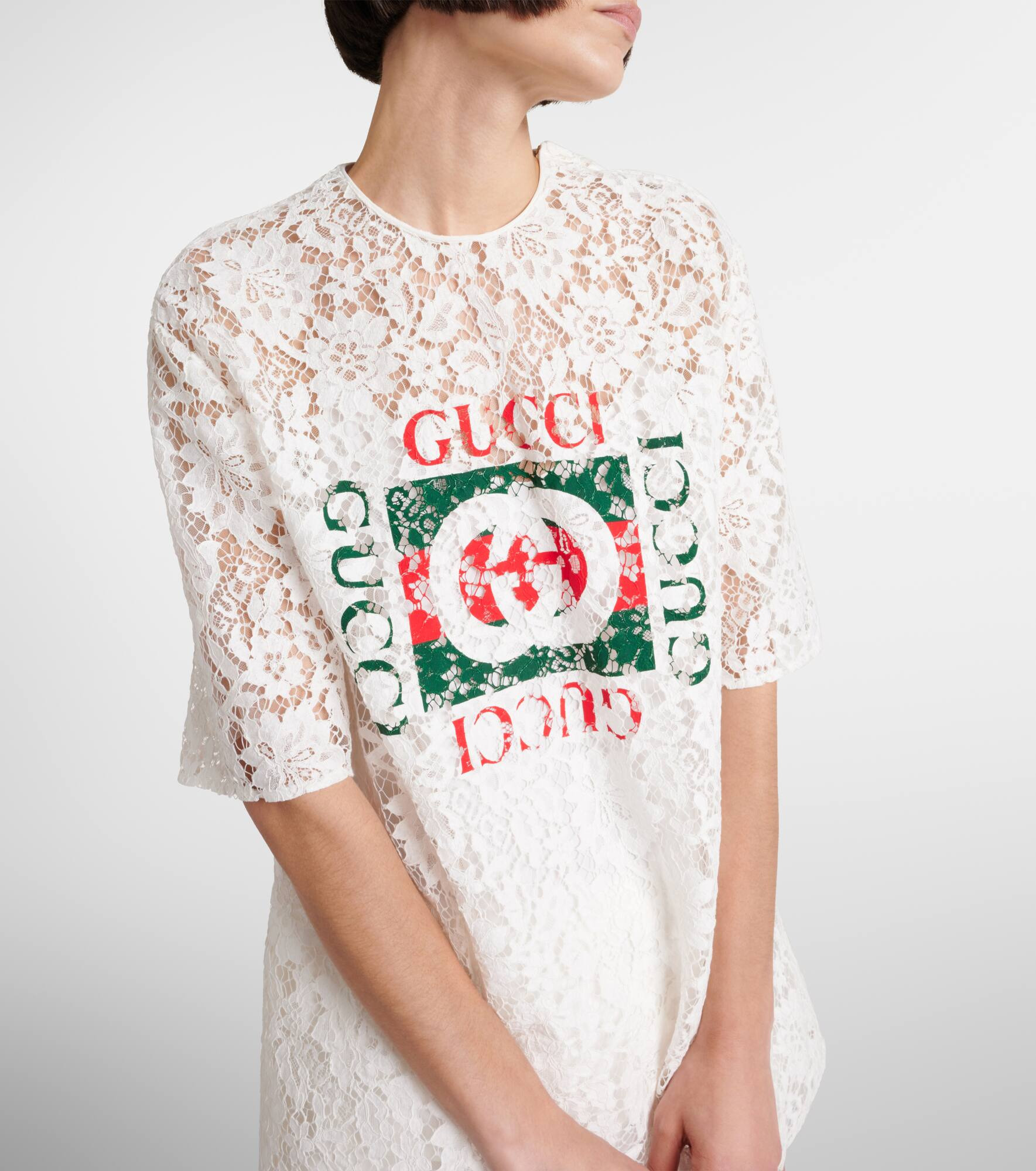 Interlocking G lace top - 6