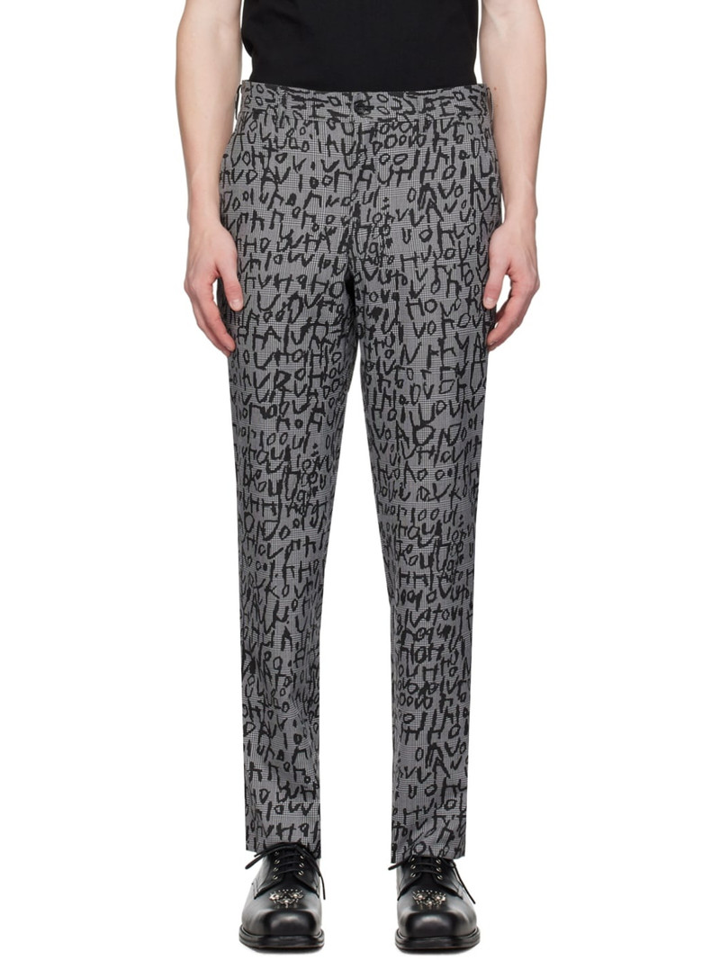 Gray Glen Check Trousers 1