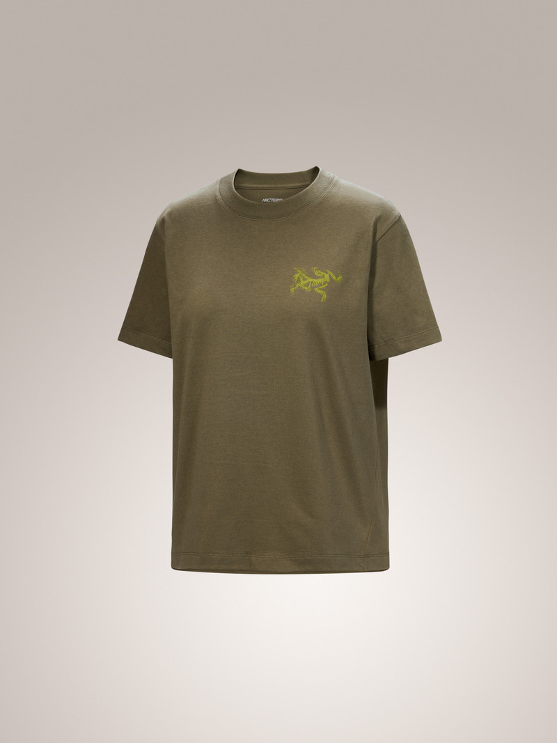 Kragg Cotton Bird Tile Crew Shirt SS 7