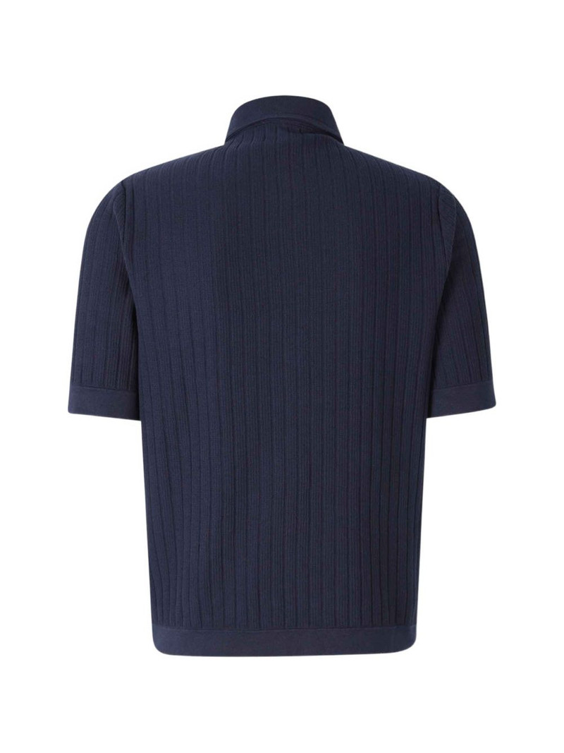 LARDINI buttoned ribbed shirt outlook