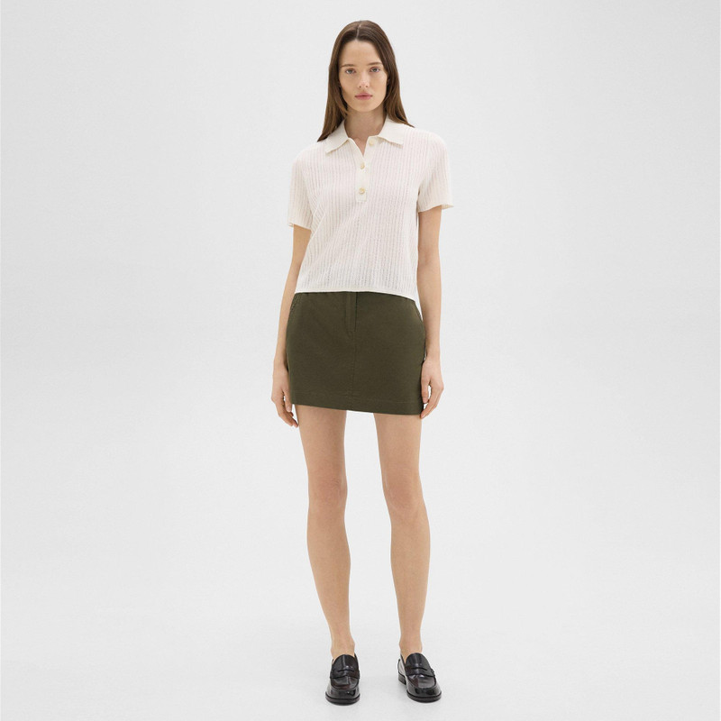Mini Trouser Skirt in Organic Cotton 2