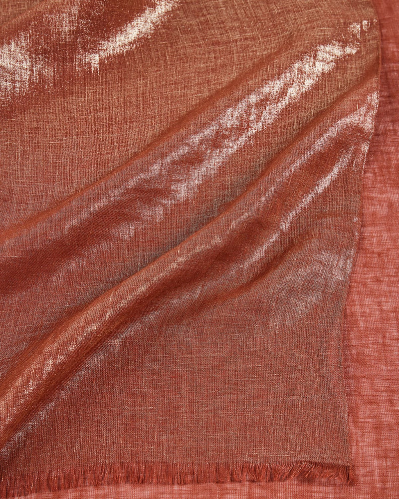 Linen Lurex Linen Scarf 4