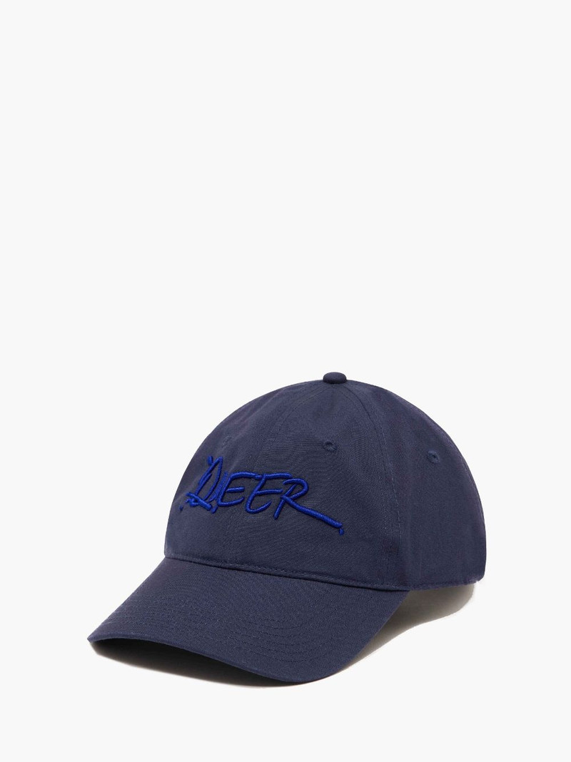 JW Anderson JW ANDERSON X QUEER BASEBALL CAP outlook