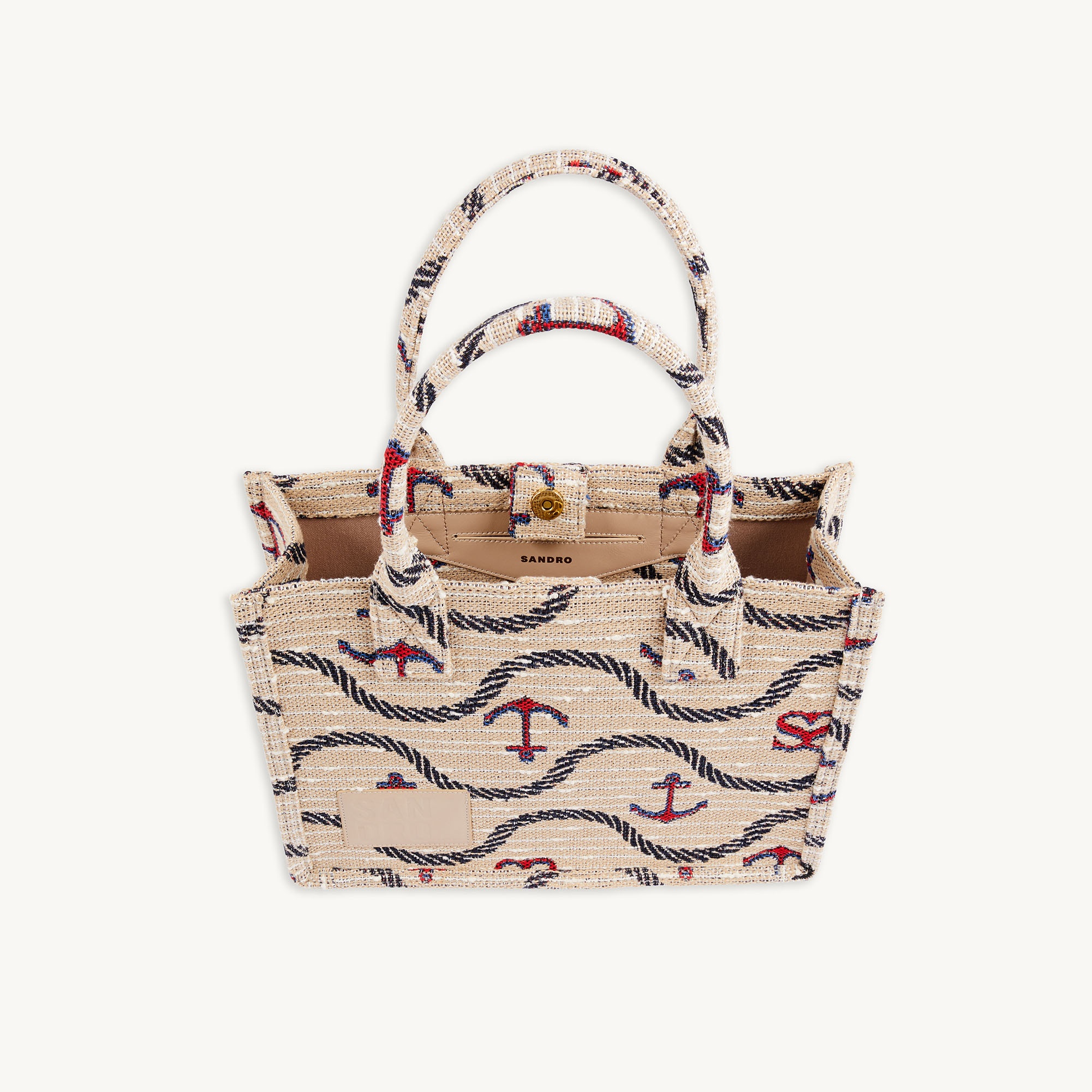Jacquard tote bag - 4