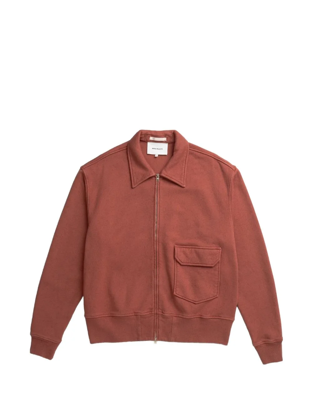 zip-collar sweatshirt - 1