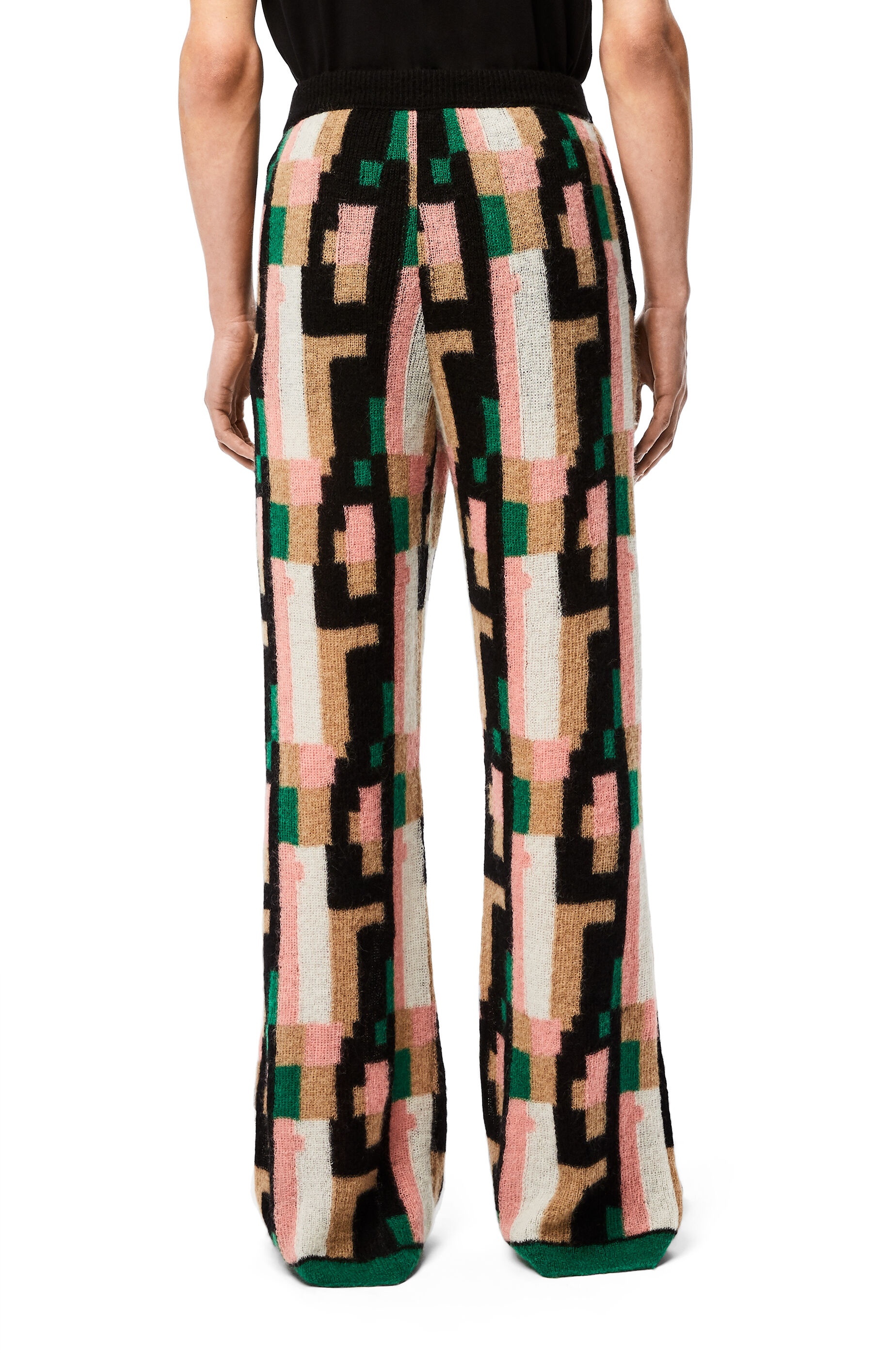 Trousers in graphic mohair - 4