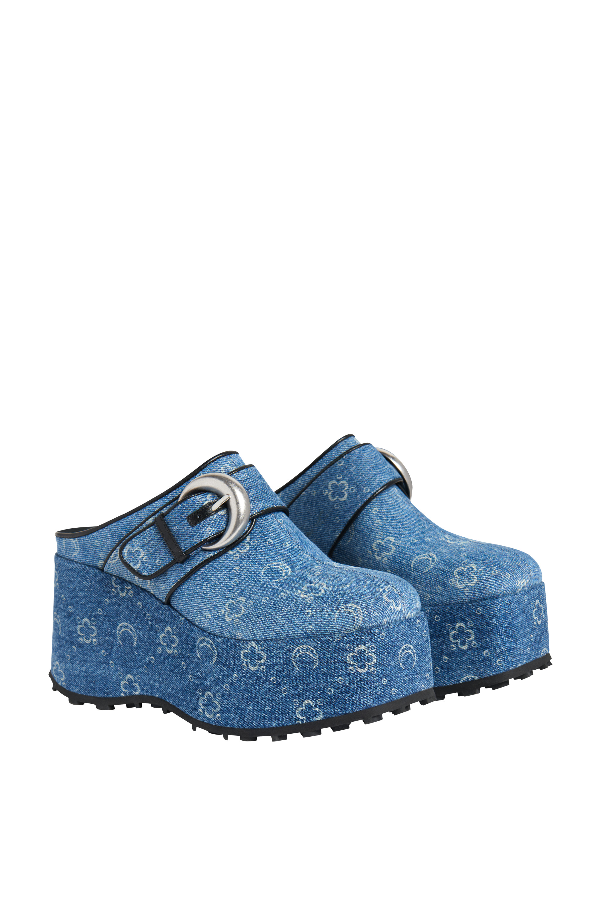Denim Moonogram Clog - 2