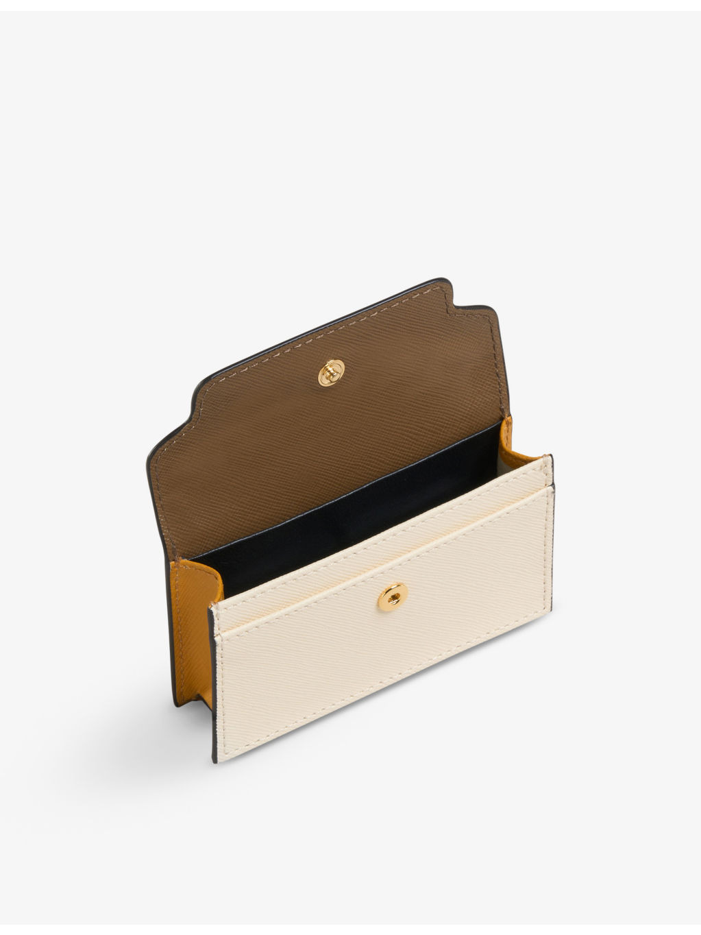 Logo-print leather wallet - 4