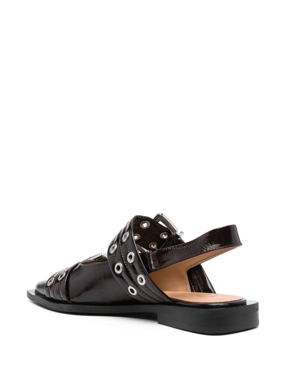 patent buckle ballerina shoes - 3