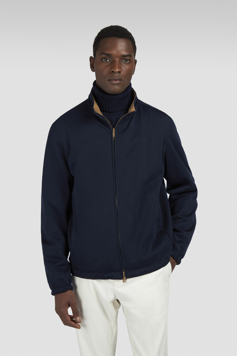 REVERSIBLE BLOUSON IN WOOL, SILK, AND MICROFIBER 9
