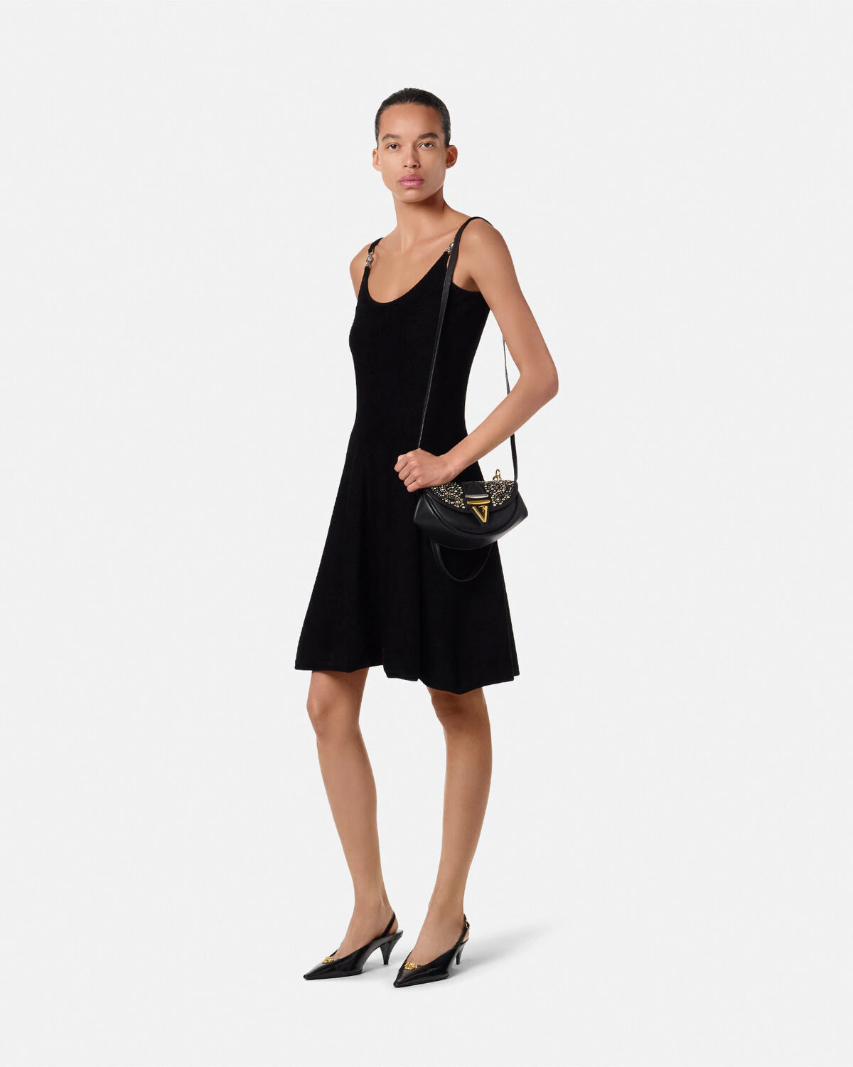 Studded Virtus Small Shoulder Bag - 5