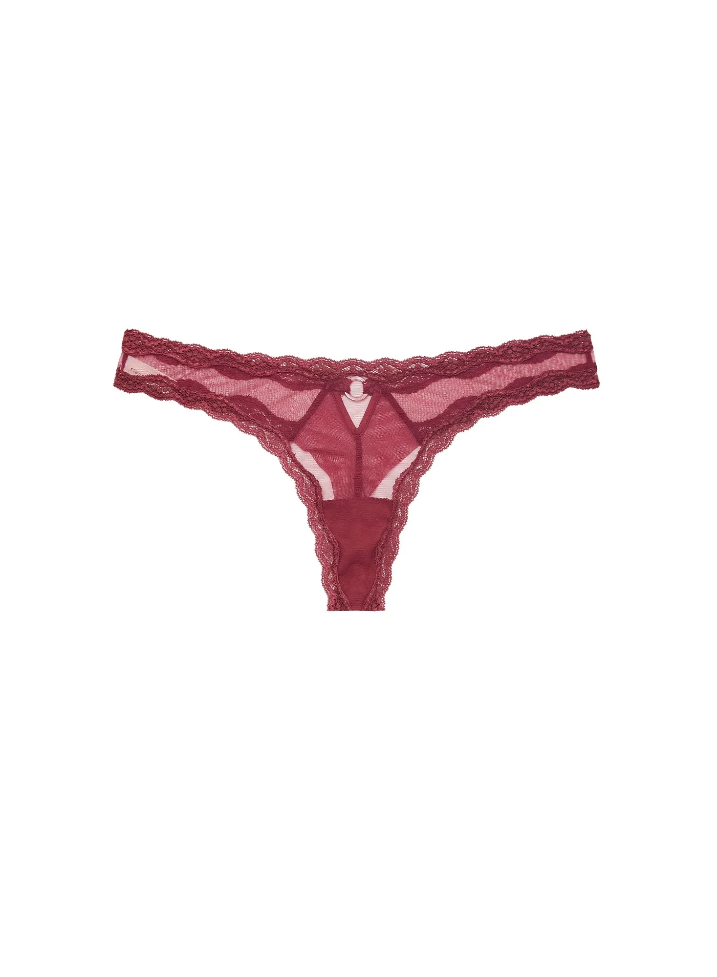 Sheer Tulle Thong - 1