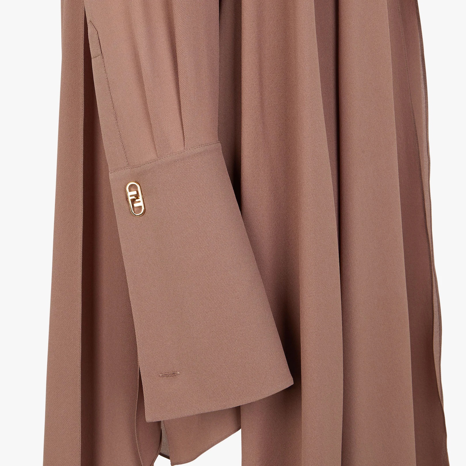 Mallow-colored georgette shirt - 3