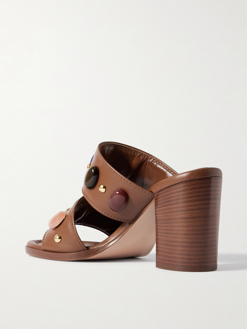 90 Embellished Leather Sandals 3