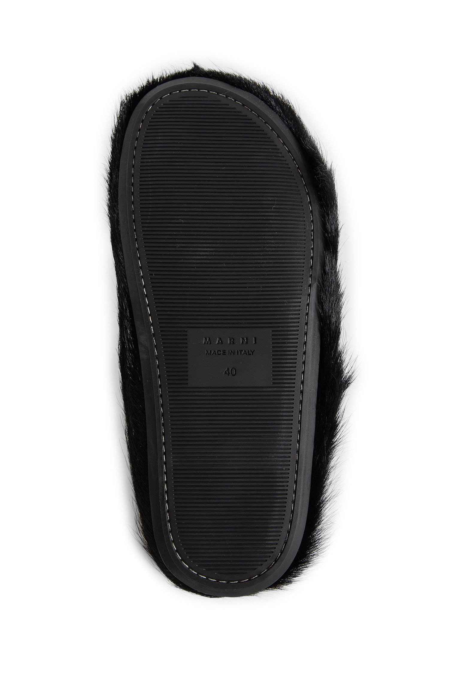 Long-hair Calfskin Fussbett Sabot - 8