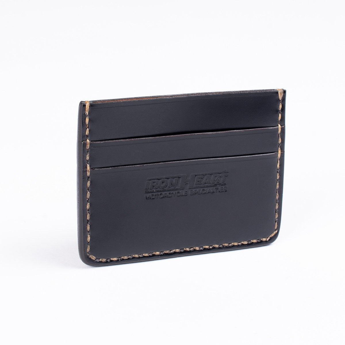 IHG-089 Shell Cordovan Card Holder - Black or Oxblood - 4
