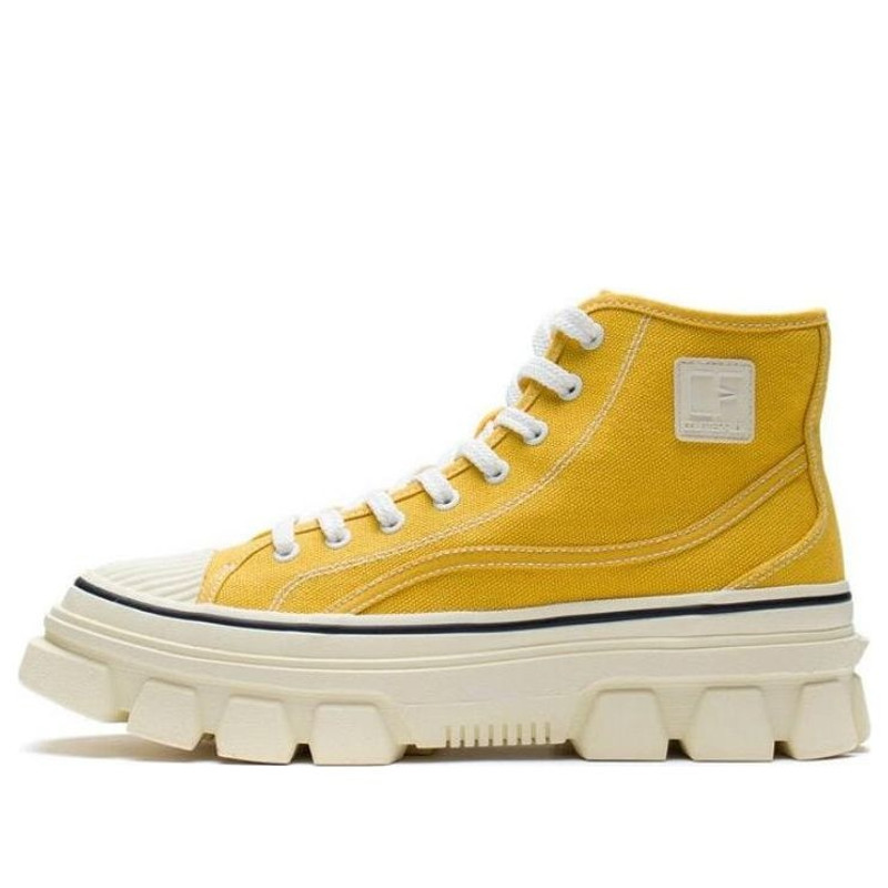 Li-Ning CF Classic Canvas Hi 'Yellow White' AGCS206-7 - 1