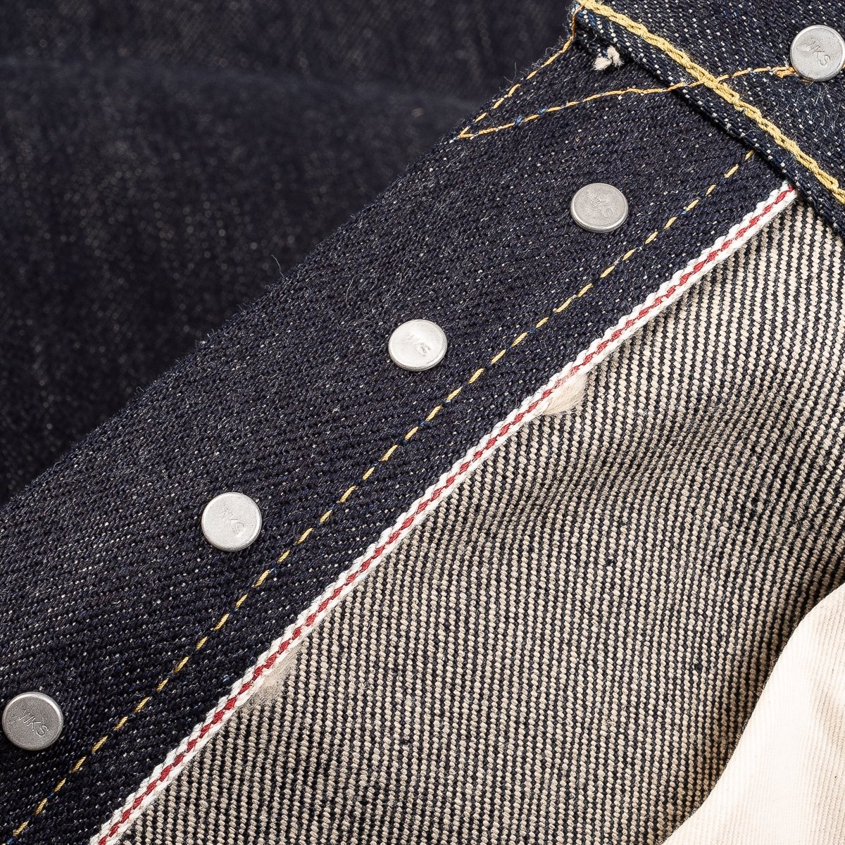 IH-888-XHS 25oz Selvedge Denim Medium/High Rise Tapered Cut Jeans - Indigo - 12